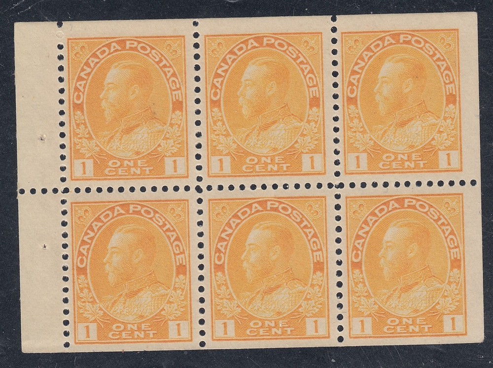 Canada #105b Mint Booklet Pane