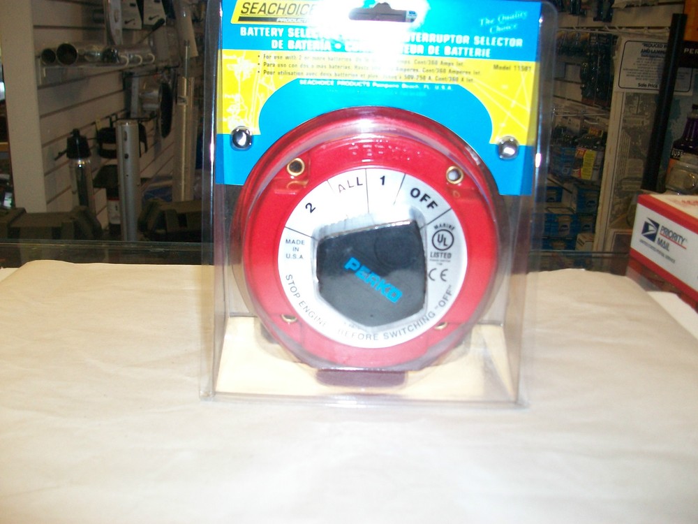 PERKO BATTERY SELECTOR SWITCH #8501 - SEACHOICE PACKAGING