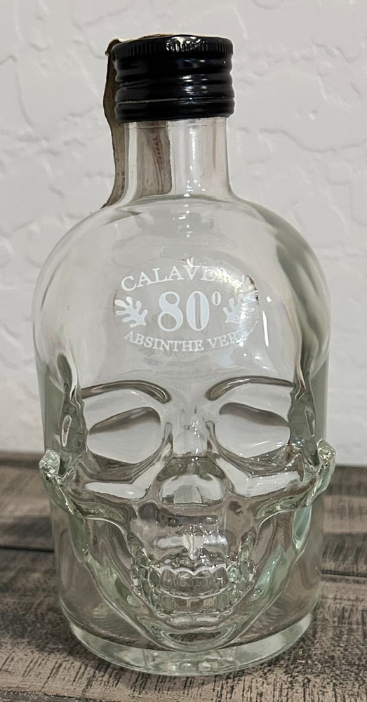 Calavera 80% Absinthe Vert from Espana Skull Bottle Only