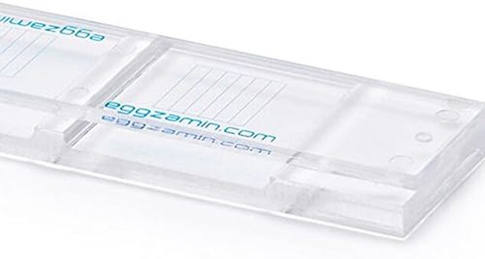 Mcmaster Method Microscope Slide - FEC (Fecal Egg Count) or Worm Count, Double