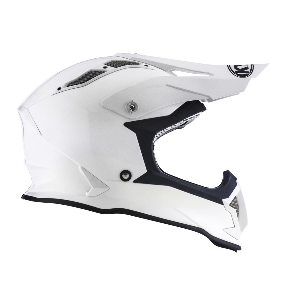 KYT STRIKE EAGLE Motorcycle Helmet – White Size 2XL