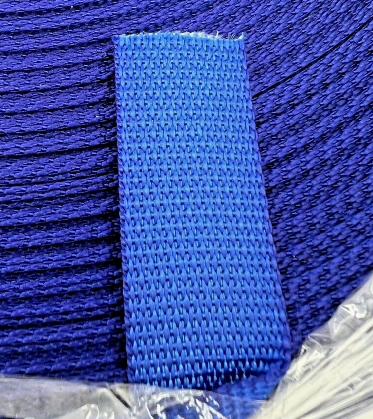 SUNBRELLA 1" PACIFIC BLUE WEBBING 85+ YARDS ON ROLL