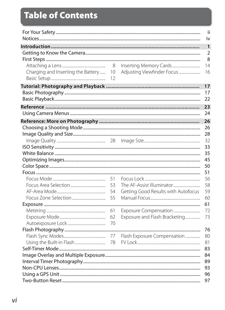 Nikon D200 — User Manual Owners Reference — 1/2 Size, 5.5" x 8.5" Small Compact