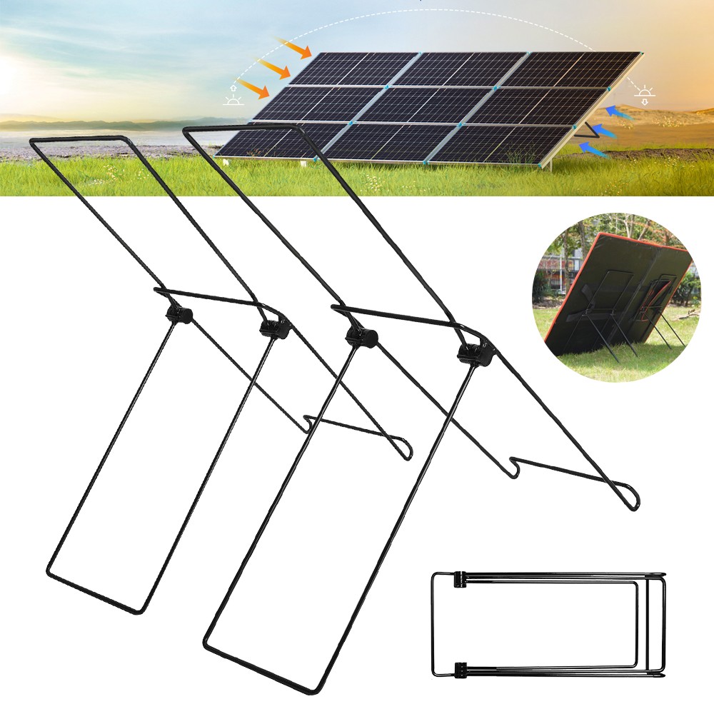 Adjustable Foldable Mounting Bracket Metal Hardware For Solar Panel Camping Home