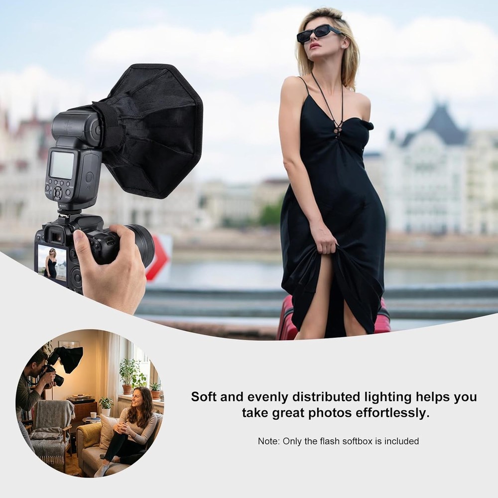 Flash Diffuser Light TzezFoz Portable Camera Softbox