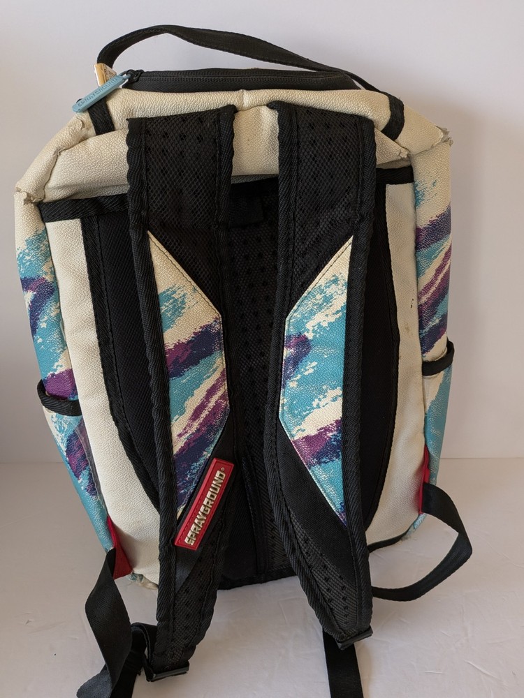Sprayground Java Shark Jazz Cup Backpack 2018 Release Limited Edition Flawed