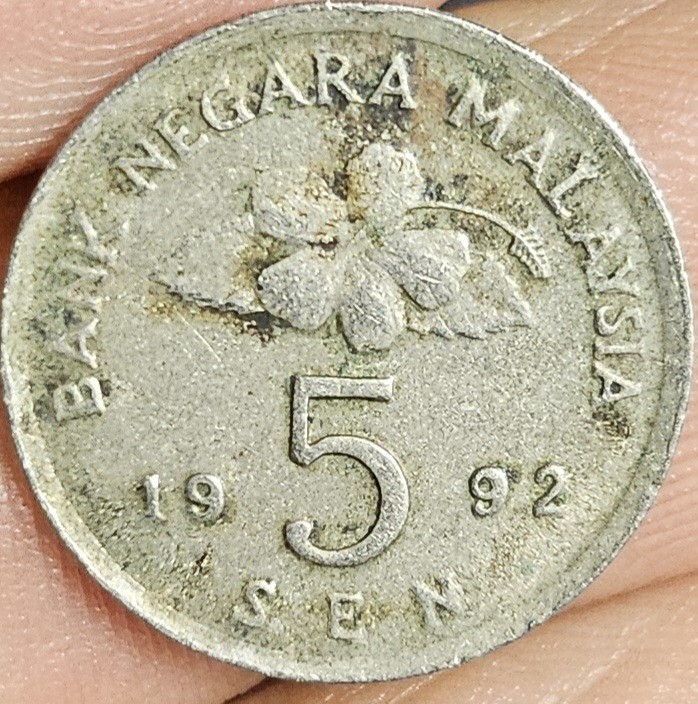 Malaysia 5 Sen 1992 VF