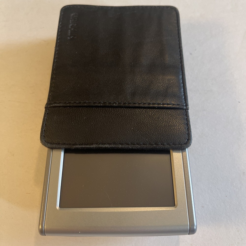 Garmin Nuvi GPS Unit 350 Leather Case, Power Cord Working. Bundle