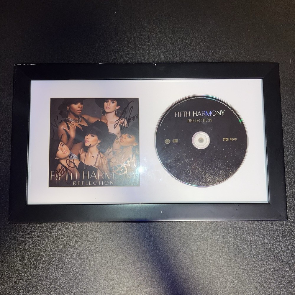 Fifth Harmony CD 2015 Reflection Signed Framed Autographed By All Five Members