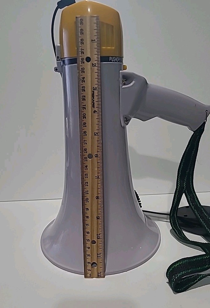 Megahorn With Handheld Microphone Tested