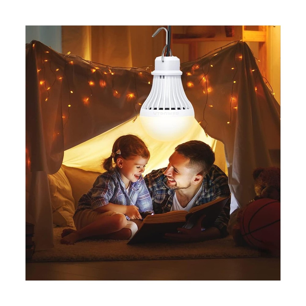 4 Pack USB Light Bulb, USB LED Camping Light Lantern, 8.2 ft Extra ... Fast Ship