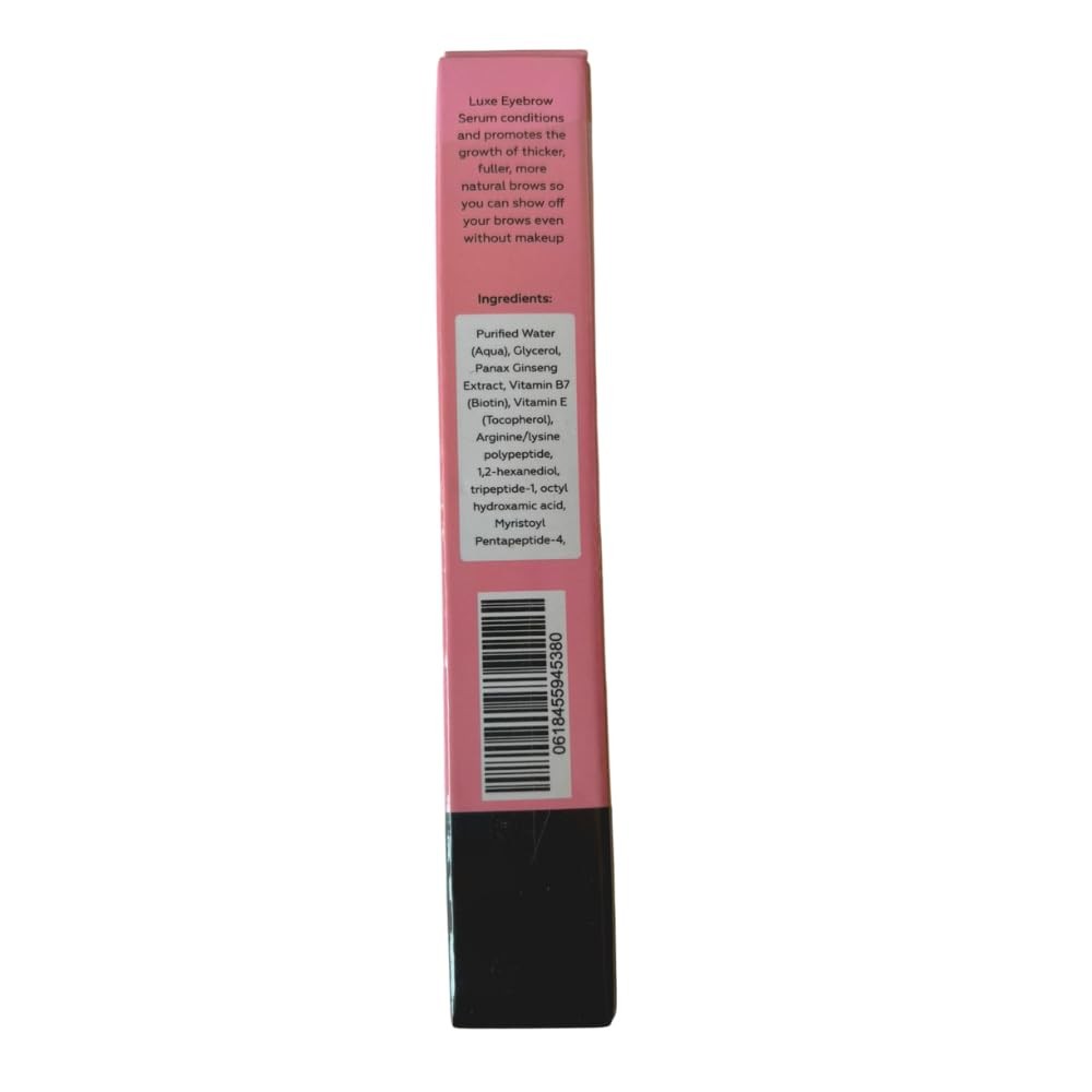 Luxe Cosmetics Eyebrow Growth Serum - Thicker, Fuller Brows in 4 Weeks