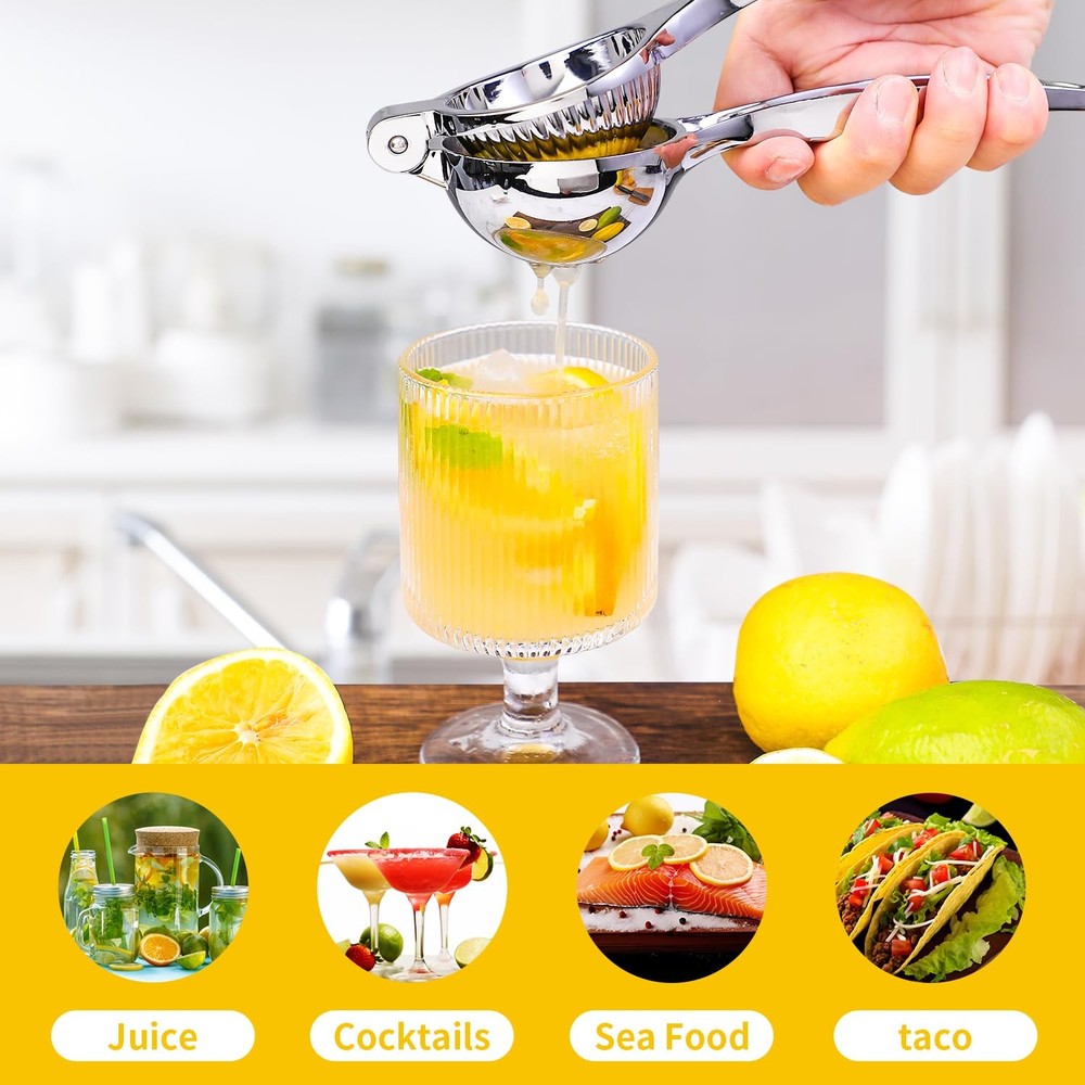 Lemon Squeezer Max Extraction Hand Press Heavy Duty Manual