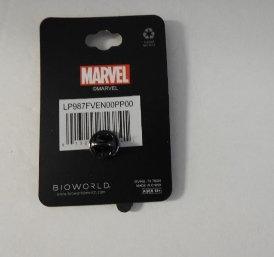 Bioworld Marvel VENON Lapel Pin New