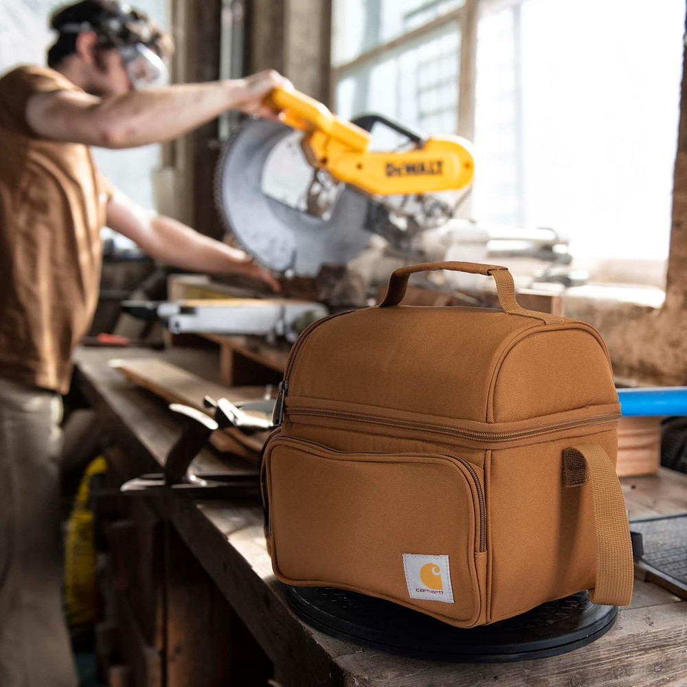 Camping Cooler, Worksite Lunchbox, Soft Shell Lunch Bag for Construction Sites,