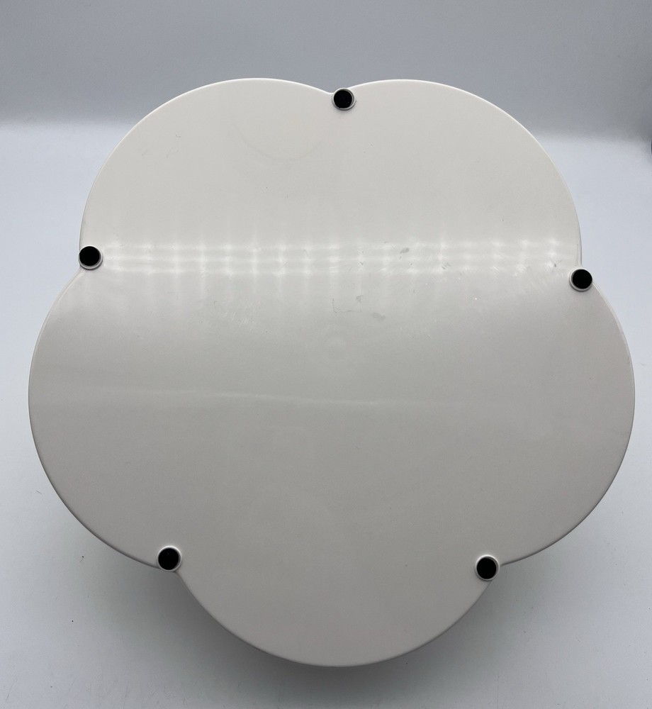 We R Memory Keepers Cream Plastic Storage Case Bloom Design Twists Open & Closed