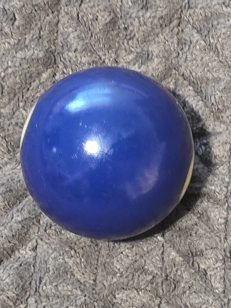 🎱Vintage Replacement Belgian(#2) Pool Ball~Billiards Solid Blue Ball 2"