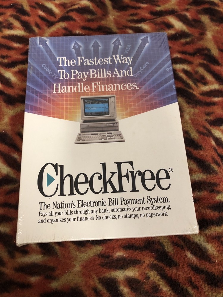 CheckFree DOS Software New Sealed Electronic Bill Payament System 1991