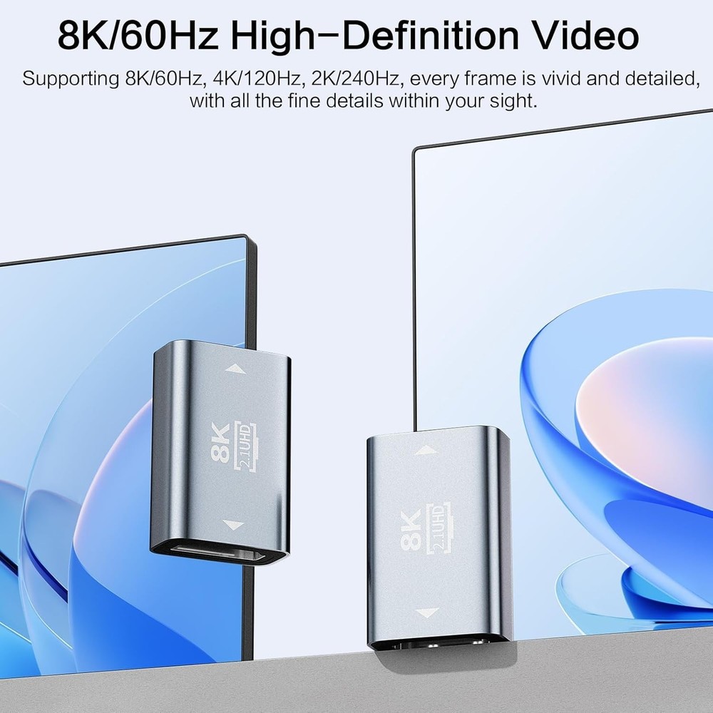 8K HDMI Coupler Set - 4-Pack for Ultimate Compatibility & Performance