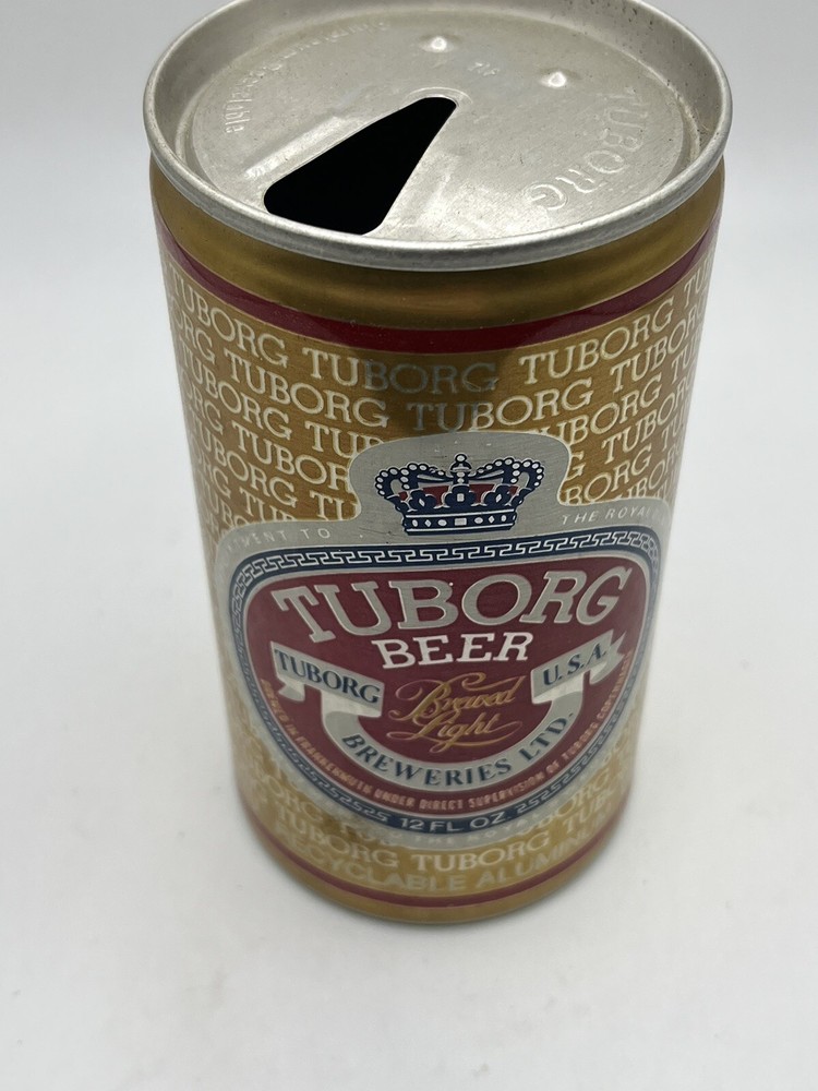 Tuborg Vintage Empty Beer Can 12oz Pull Tab