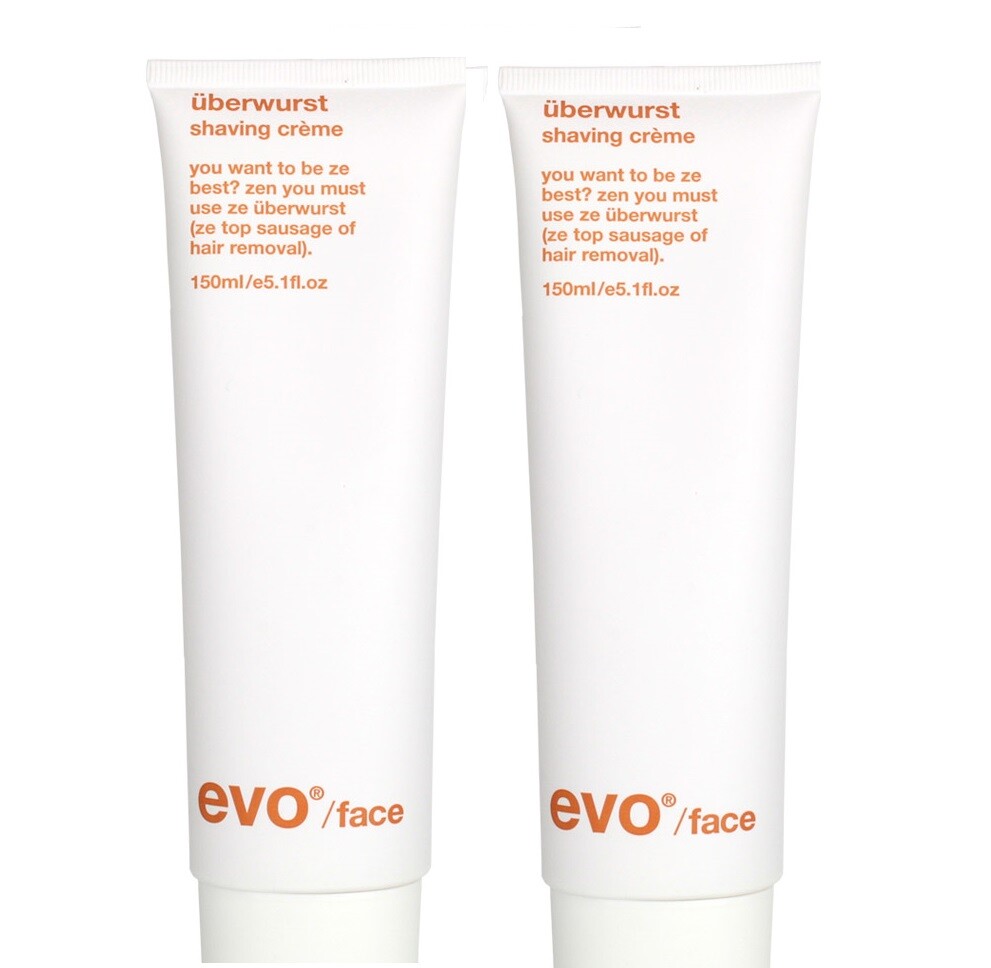Evo Uberwurst Shaving Creme 5.1 Ounce  2 Pack