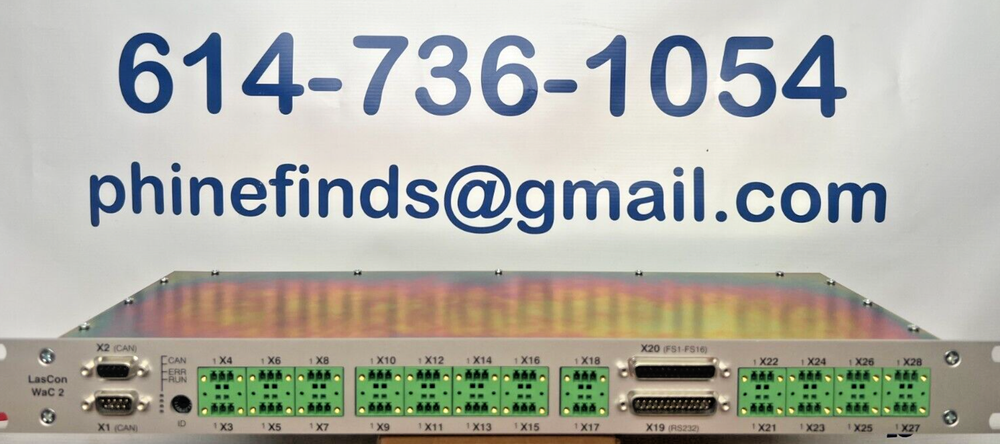 ESD Electronics Lascon-WAC-2 K.3784.05 Laser Control I/O Interface