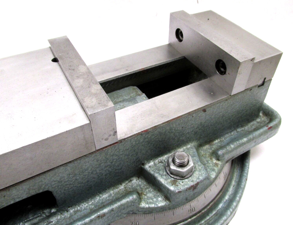 NICE! 4" MILLING MACHINE VISE w/ ROTARY BASE & JAWS