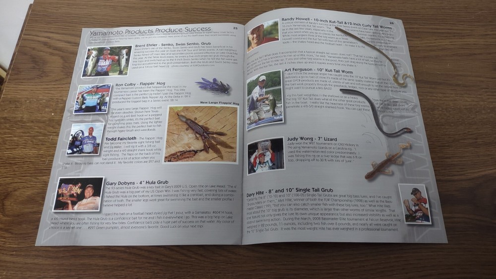 Gary Yamamoto Custom Baits 2010-2011 Product Catalog