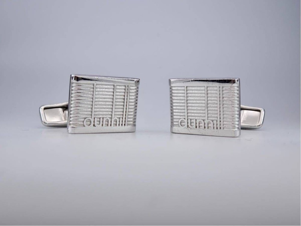 Dunhill Silver 925 Ad Cufflinks Men's