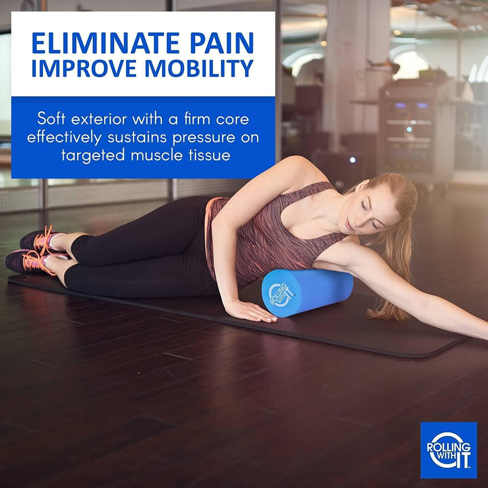 Foam Roller with High Density for Physical Therapy, Muscle Roller for Exercise a