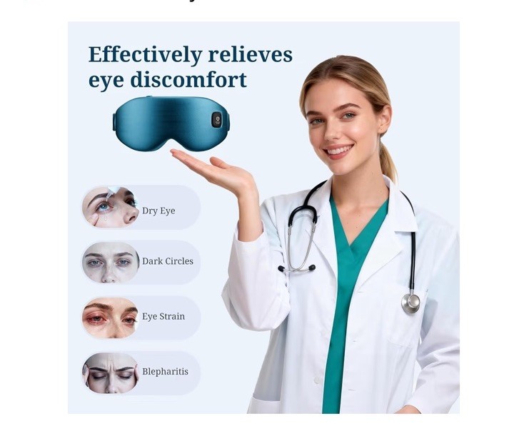 Wireless Heated Eye Mask with Cooling
