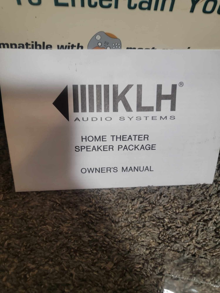 7 pc Complete Home Theater System Sequel E Series Speakers Receiver Subwoofer