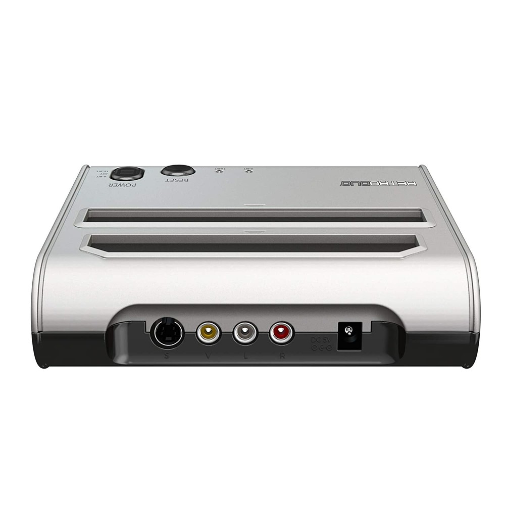 Retro-Bit Retro Duo 2 in 1 Console System for Original NES & SNES Games - Silver