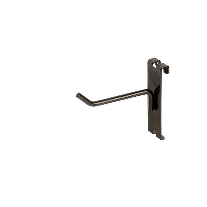 4" Gridwall Hooks - 50 Black Hooks For Gridwall or Mini Grid Cube Displays