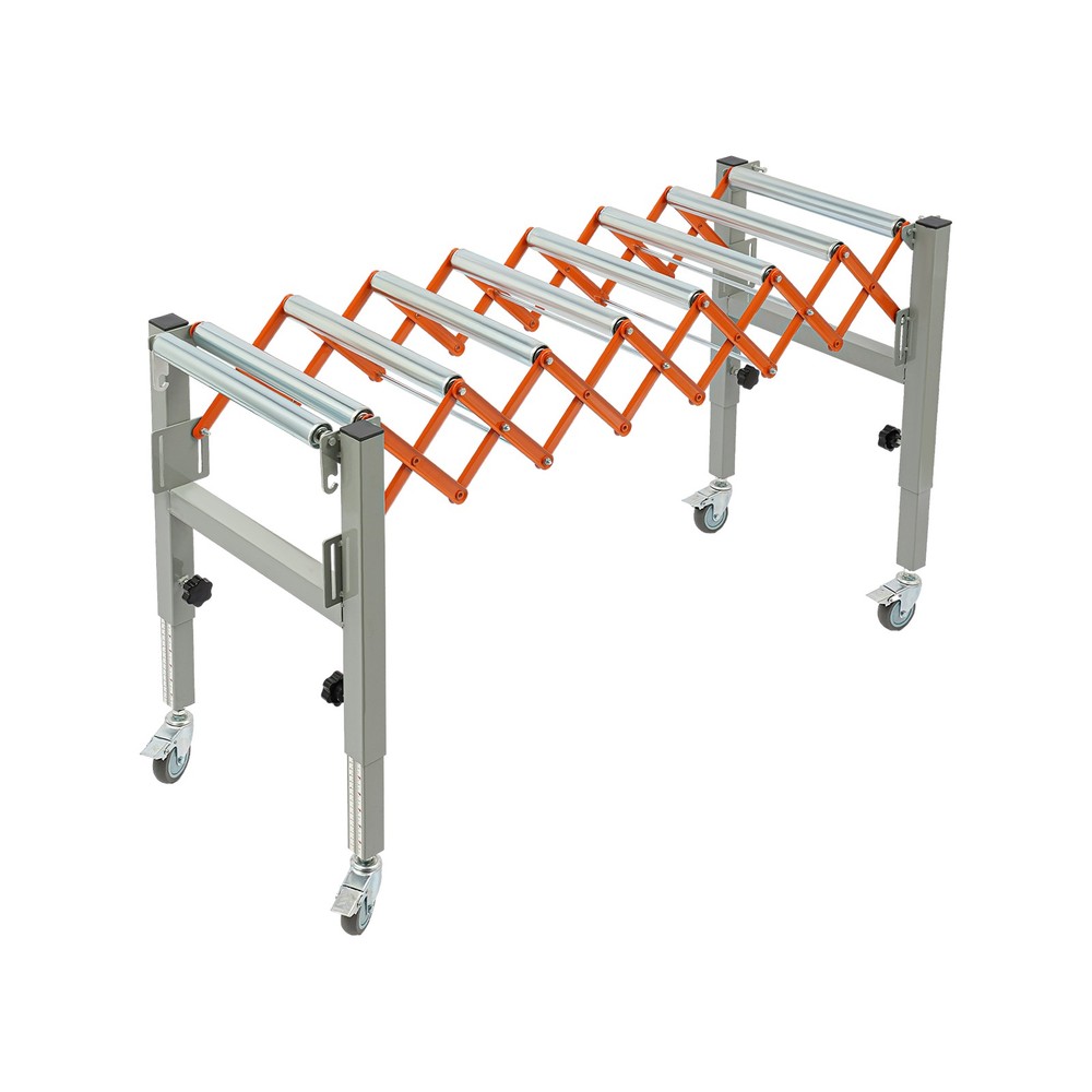 Adjustable Conveyor Table Flexible & Extendable Conveyor Roller Table 50kg max.