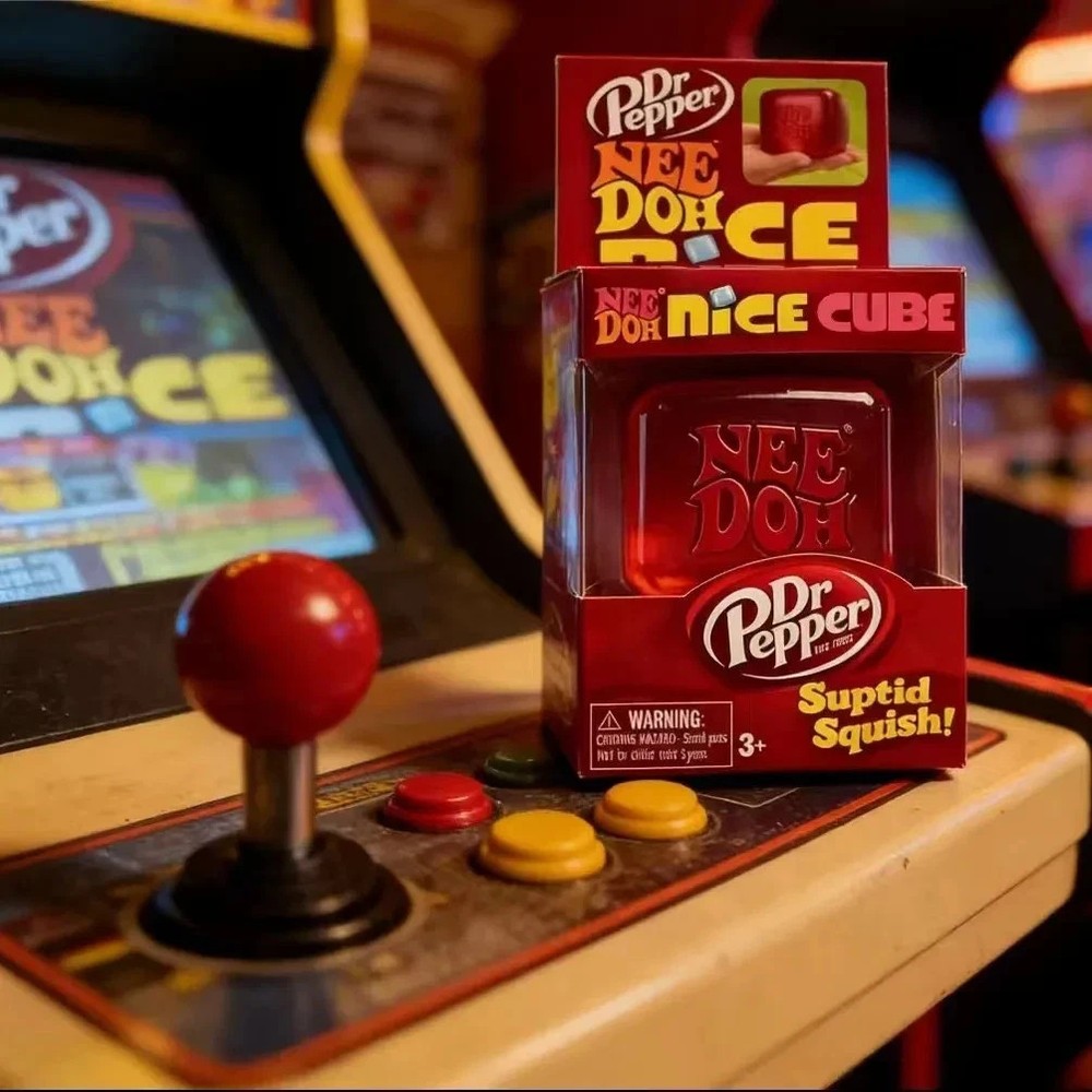 Schylling NeeDoh Nice Cube – Squeezable Sensory Fidget for Stress Relief