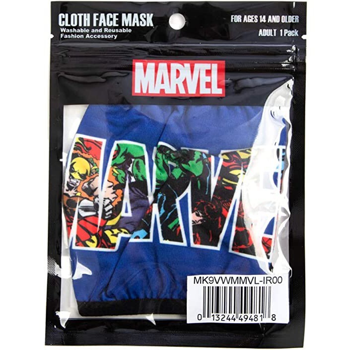 Bioworld Marvel Comics Reusable Face Mask