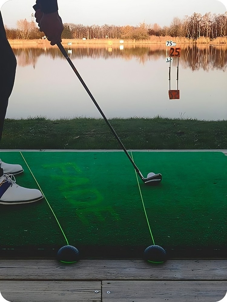 THE ALIGNMENT BALL - GOLF TRAINING AID FOR SETUP & ALIGNMENT - NEW