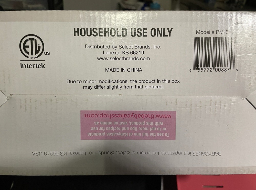 Babycakes Pie Maker PM-54S Clean