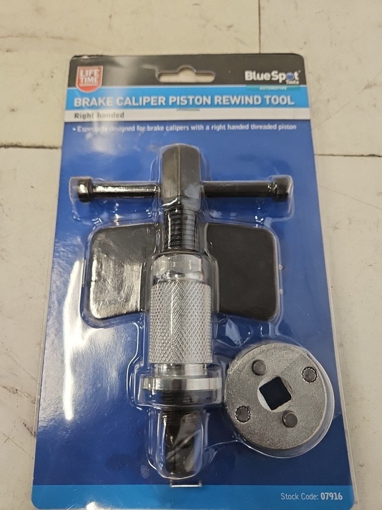 Blue Spot 07916 Right Threaded Brake Piston Wind Back Tool