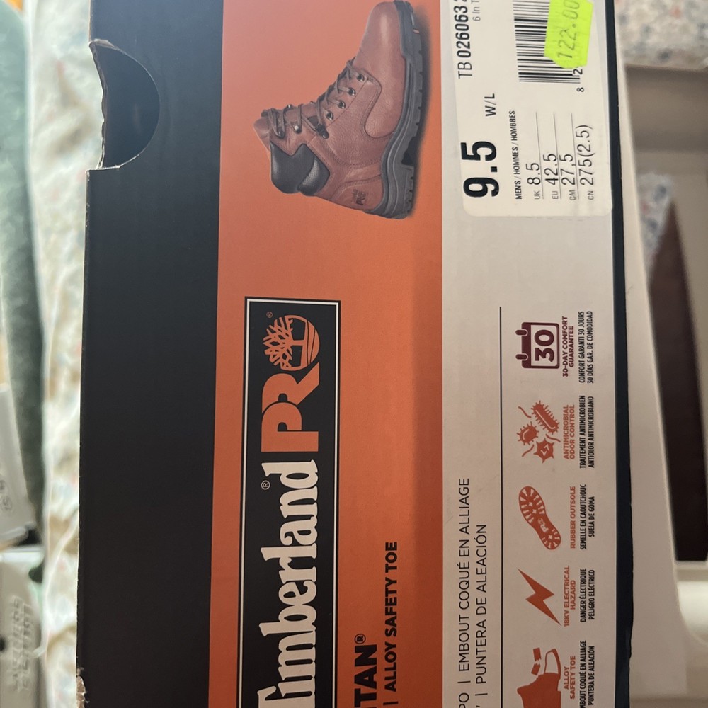 Timberland Safety Toe 9.5