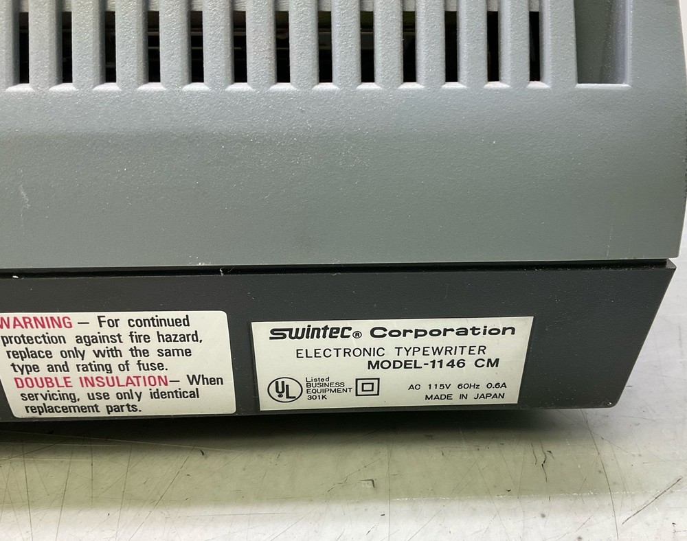 Swintec 1146 CM Electric Typewriter