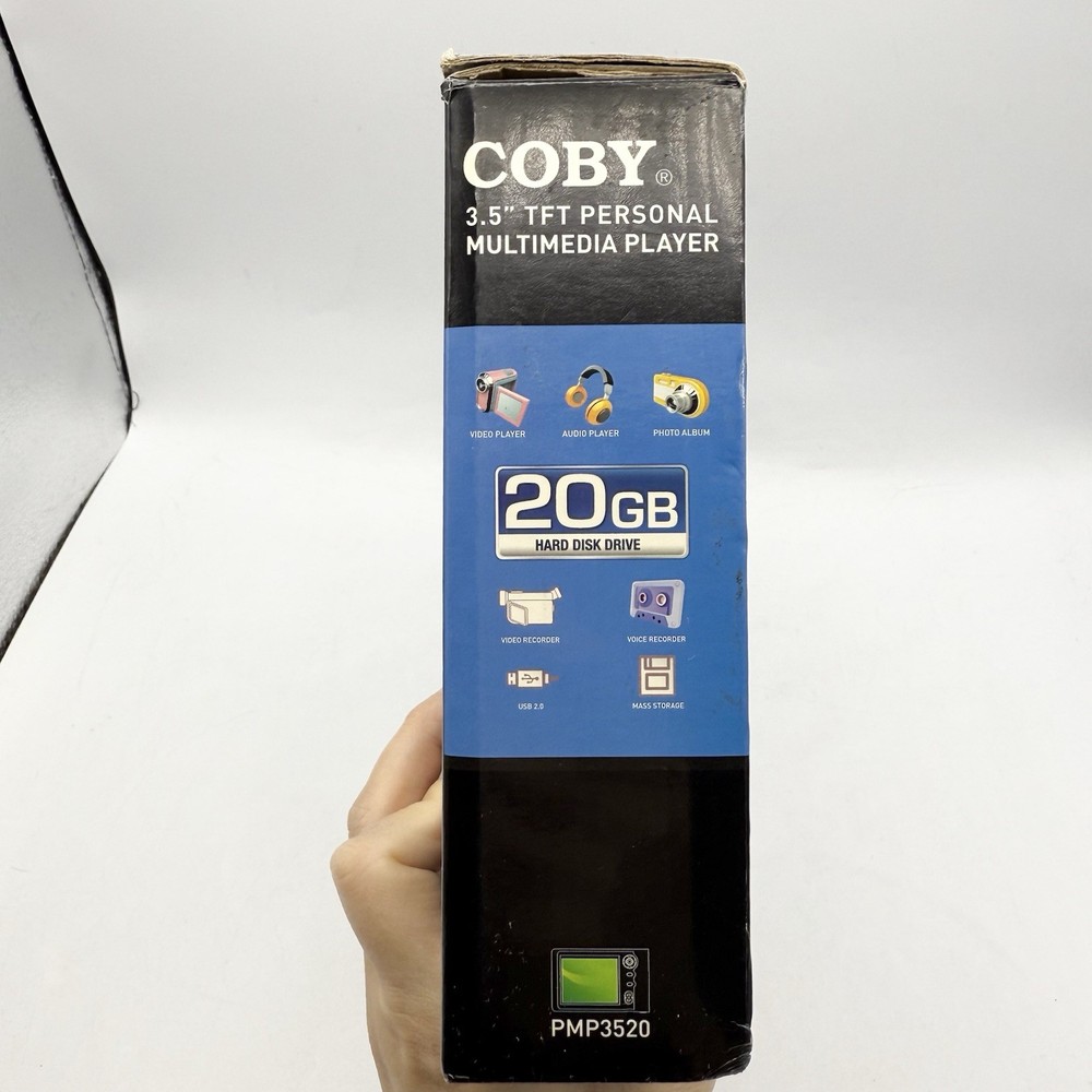 COBY PMP3520 Digital Video Recorder Multimedia Player AV RCA INPUT 20GB *READ*