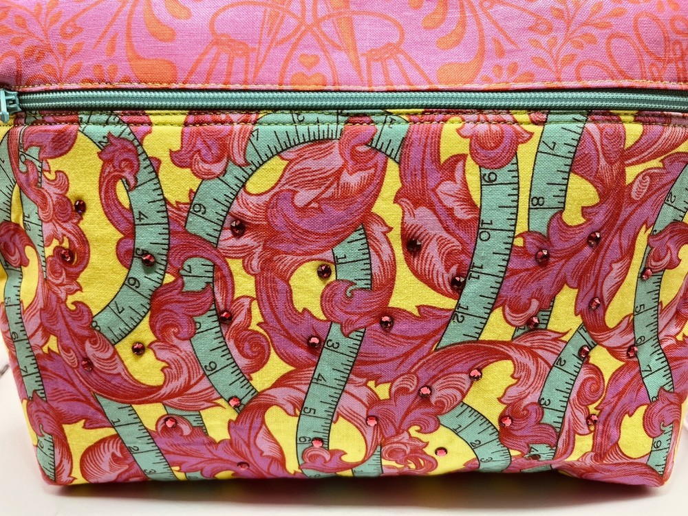 Sewing Accessory Catch-all Organization Bag Pouch with Detachable Handle Strap