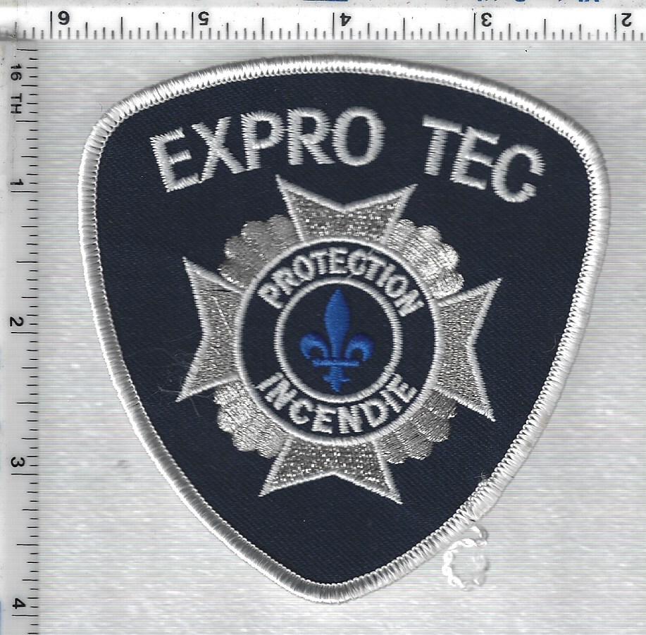 Expro Tec Fire Department (Newfoundland & Labrador, Canada) Shoulder Patch