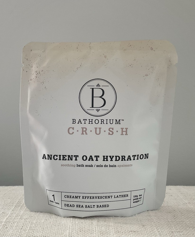 BATHORIUM CRUSH Soothing Bath Soak ANCIENT OAT HYDRATION 120 g / 4 oz