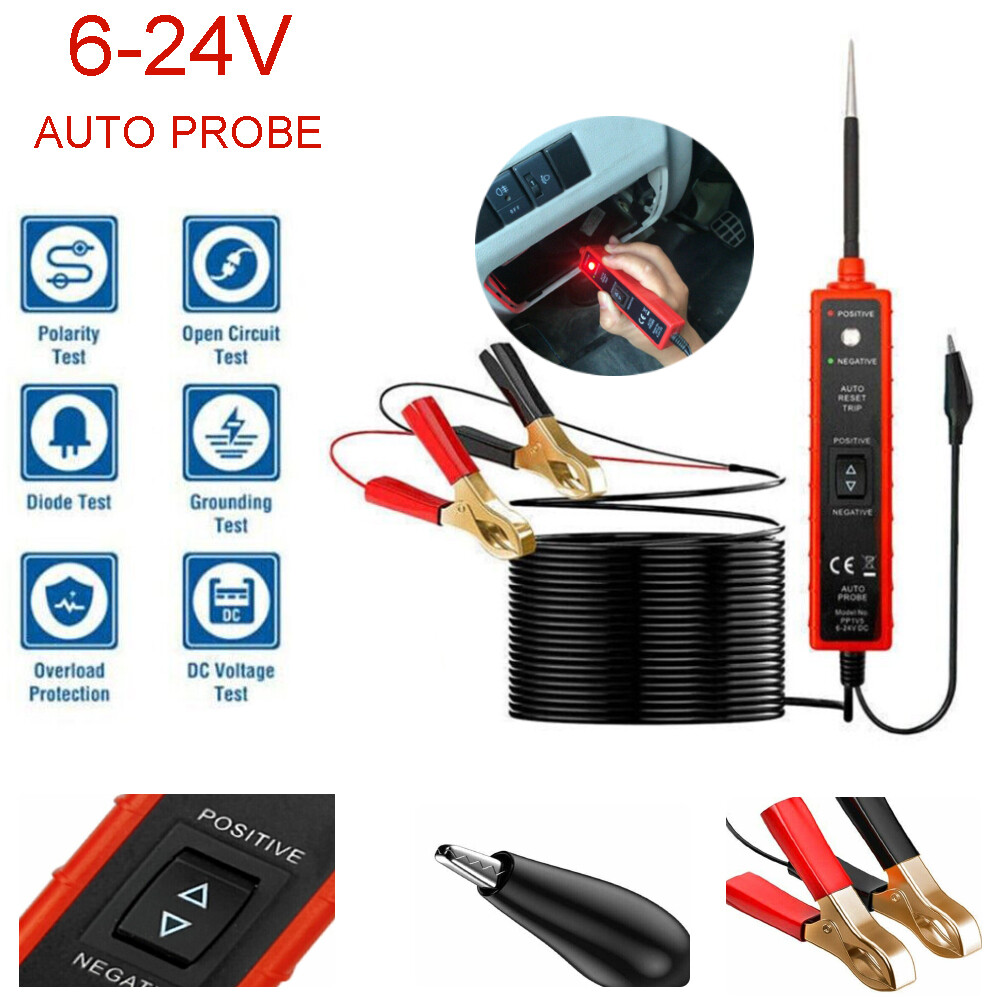 Car Vehicle Digital Power Probe Circuit Electrical Tester Test Device System US