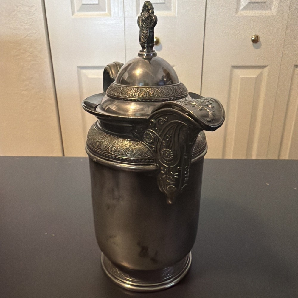 Antique Reed & Barton silver Lidded Creamer 2980- Engraved