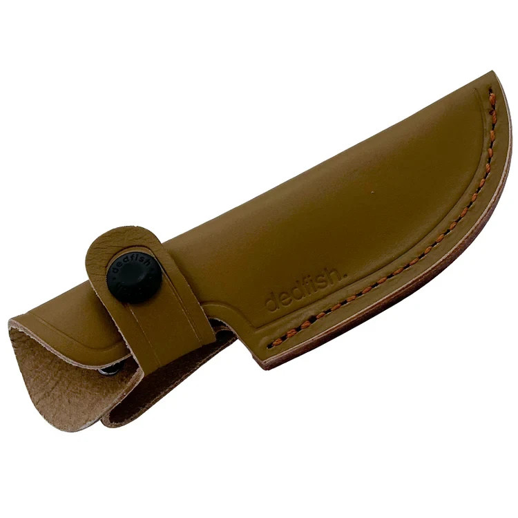 Dedfish McCrea Fixed Blade Knife w/ Leather Sheath