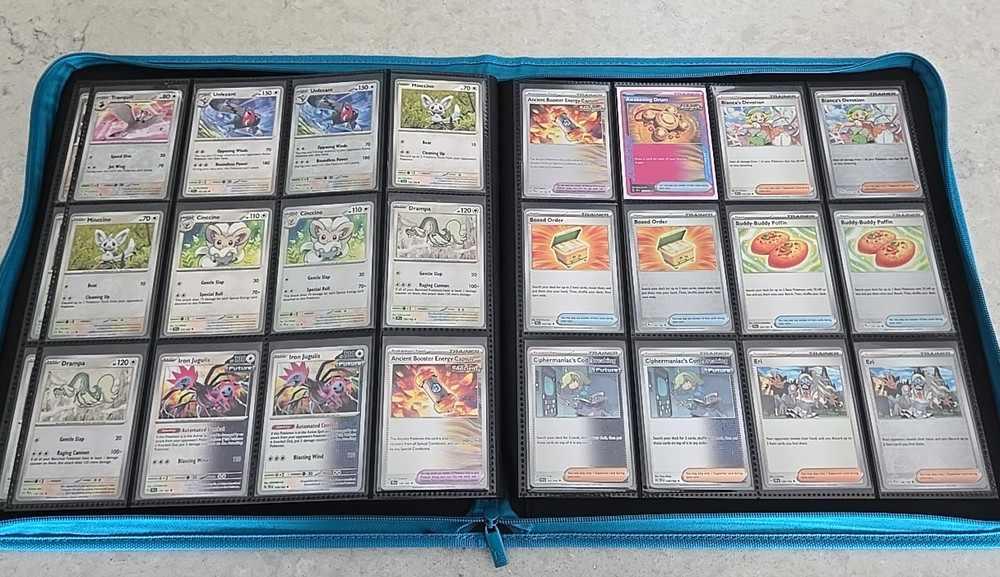 POKÉMON Temporal Forces Complete Base Set w/ Reverse Holo + Binder - 311 Cards